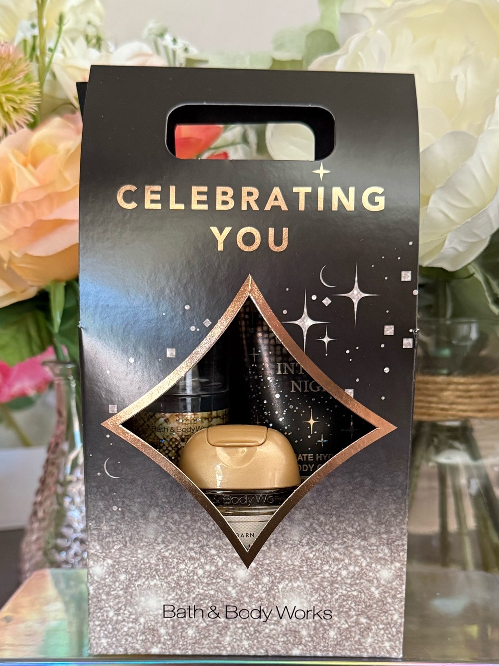 🆕💫 BATH & BODY WORKS LIMITED EDITION “CELEBRATING YOU” 3-PIECE MINI GIFT SET.